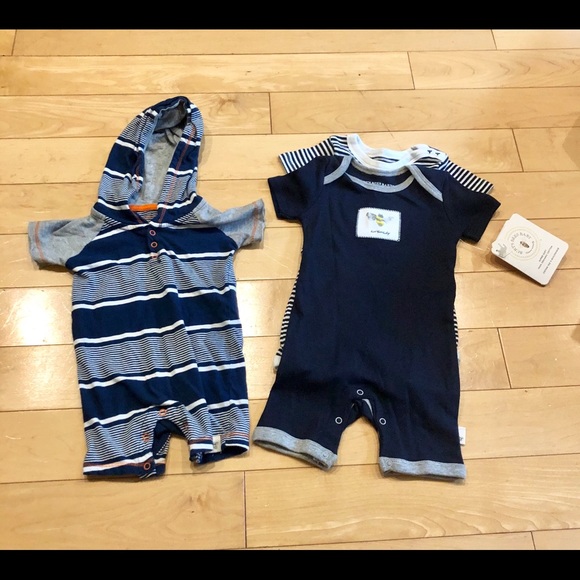 burt's bees baby boy romper